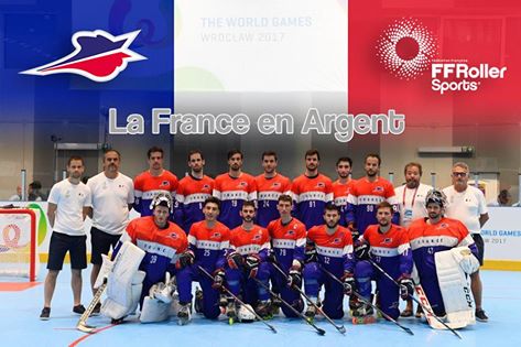 Jeux Mondiaux : l’équipe de France de roller-hockey en argent